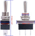 weideer 2Pcs Momentary Toggle Switch 12V 25A SPDT (ON)/Off/(ON) 3 pin 3 Position Waterproof Toggle Switch with Waterproof Cover for Auto Car KN3D-...