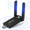 WiFi Adapter,USB WiFi Adapter,PC WiFi Adapter,1800Mbps Dual Band 2.4G & 5G(574Mbps/1201Mbps),Dual 5dBi Antennas High Gain 802.11AC,Supports Window...