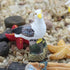 5Pcs Sea Bird Seagull Stand Stump Miniature Fairy Garden Home Houses Decoration Craft Micro Landscaping Decor DIY Accessories, Outdoor Statues, Ga...