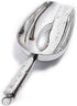 JBscoop Stainless Steel Scoop for ice, 9.6 Inch Metal Food Scoop Kitchen Bar Party Wedding Heavy Duty Dishwasher Safe - 8 Oz...