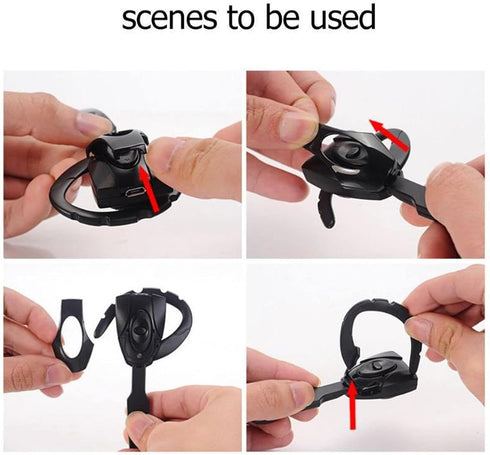 Headset, V5.0 Single Ear Bluetooth Headset with Noise Canceling Mic, Ultralight Rechargeable Cell Phone Earpiece Hands for Business Office Driving...