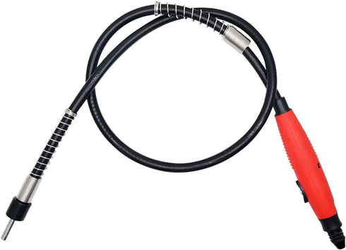 Flex Shaft Adapter Attachment, Flexible Drill Extension Cable Chuck Compatible for Dremel Rotary Grinder Woodworking Tools (Red)...