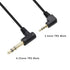 90 Degree 1/8 to 1/4 Stereo Audio Cable, Right Angle 3.5mm TRS Male to 6.35mm TRS Male Aux Cord for Guitar, Keyboard Piano, Laptop, Speaker and Am...
