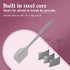 Permanent Warranty Silicone Small Spatula 1 PCS Heat Resistant Silicone Spatula Cooking for Nonstick Cookware Kitchen Gadgets Small Spatula Grey...