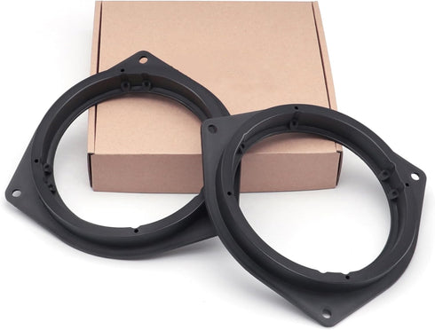 6.5" Aftermarket Plastic Black Speaker Adapter. Fitted for Toyota Avalon, Corolla, Highlander, Prius, RAV, Solara, Tacoma, Venza, Yaris, Crown, Re...