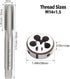 M14 x 1.5 Metric Thread Tap and Die Set, M14 x 1.5mm High-Speed Steel Machine Tap Die Set, Thread Tap And Round Thread Die Right Hand...