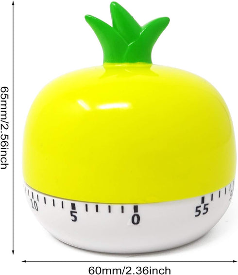 yueton Cute Vegetables 60 Minutes Cooking Mechanical Timer temporizador for Kitchen Alarm Home Desktop Decor...