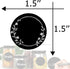 1.5 Inch Round Spice Jar Chalkboard Labels with Wreath Design Blackboard Stickers Kitchen Pantry Labels for Canning Bins,Containers,Mason Jars Sea...