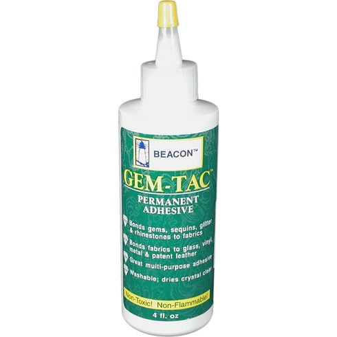 Gem-Tac Permanent Adhesive Glue Cement for Rhinestones...