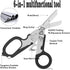 6 in1 Trauma Shear ssuit,Emergency Shears with Strap Cutter and Glass Breaker Stainless Steel...
