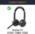 SOULWIT Cooling Gel Earpads Replacement for Jabra Evolve 75(75UC 75MS 75SE) Stereo Wireless Bluetooth Headset, Ear Pads Cushions with High-Density...