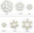 HiParty 6Pcs/Set Snowflake Fondant Cutter, Cookie Cutter Set with 6 Snowflake Shapes, White/Transparent, Plastic, Hand Wash Only...