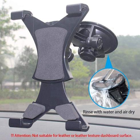 Car Tablet iPad Holder Mount, Suction Cup Tablet Holder Stand for Car Windshield Dash Desk Kitchen Wall Compatible with iPad mini Air Samsung Gala...