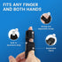 Simplation Trigger Finger Splint and Ice Pack (2+2 Set) for Pain Relief, Knuckle Immobilization, Straightening Arthritis, Injured Mallet Finger, F...