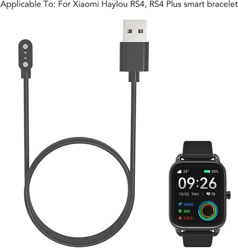 Smart Band Charging Cable Fast Charging PVC ABS Magnetic Charger for Xiaomi Haylou RS4...