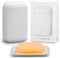 Minimalist Travel Soap Case with Removable Draining Tray, Enhanced Leak-Proof Travel Soap Container with Silicone Seal, Compact Portable Travel So...
