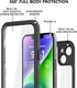 for iPhone 14 Waterproof Case with Built-in Screen Protector, Shockproof Dustproof Full Body Protective IP68 Waterproof Phone Case for iPhone 14 6...
