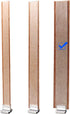 20PCS Lenisc Double Layered Wood Wicks with Metal Base Clips for Candle Making Craft Natural 2 Layers Wooden Candle Wicks for DIY Soy Wax Candles ...