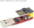 ESP-01S Programmer USB to ESP-01 Adapter ESP8266 Wireless WiFi Module Wi-Fi CH340G UART PORG, 4.5-5.5V 115200 Baud Rate 2PCS...