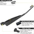 AUTOBOO Replacement for 2010-2018 Cadillac SRX, 2010-2014 CTS Rear Window Windshield Back Wiper Blade Arm Cover Assembly - Part NO. 20825881 25937...