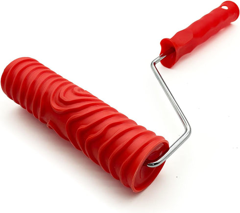 Decorative Art Texture Roller 7 Inch DIY House Patterned Paint Roller with Plastic Handle (Style 1)...