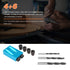 15Pcs Pocket Hole Jig, 15 Degree Dowel Drill Joinery Kit Hole Screw Jig with 6/8/10mm Drive Adapter for Woodworking Angle Drilling Holes, Angle Ca...