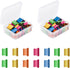 100Pcs Binder Clips Small, Stainless Reusable Steel Refill Clips Paper Clam Clip Work with Clam Clip Dispensers for Fixing Loose Leaf Paper Desk O...