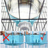Love Dream Crate Dog Cat Bowls, Removable Stainless Steel Hanging Pet Cage Bowls for Kennel, Water Food Feeder Bowls Cage Coop Cup for Cats, Dogs,...