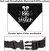 Big Sister Dog Bandana Collar, Pregnancy Announcement Dog Bandana, Strong D-Ring for Easy Leash Attached Gender Reveal Dog Bandana, Adjustable Dog...