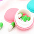 QTMY 6 PCS Colorful Mini Macaron Shape Storage Box Candy Jewelry Organizer Pill Case Container (Mini, Mixed Color)...