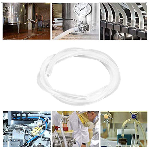 Hooshing Silicone Tubing 6mm ID x 8mm OD 20 Ft Food Grade Flexible Pure Silicone Rubber Plastic Tubing Hose High Temp for Water Pipe Home Brewing ...