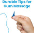 Durable Rubber Toothpick Dental Gum Massager & Stimulator - Premium Quality Gum Rubber Tip Refill for Proper Oral Care - Promotes Healthy Gums & S...
