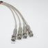 LCR Meter Test Leads BNC Male Plug Test Lead Kit Set, 4-Wire Kelvin Clip Alligator Electrical for Component Testing Clip...
