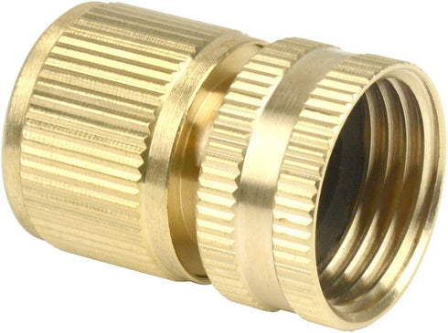 2 Sets (4 PCS) Brass Quick Hose End Connector Garden Hose Nozzle Connect Kit...
