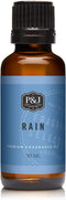 P&J Trading Fragrance Oil | Rain Oil 30ml - Candle Scents for Candle Making, Freshie Scents, Soap Making Supplies, Diffuser Oil Scents...