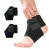 Kids/Youth Ankle Brace, Adjustable Breathable Ankle Support Plantar Fasciitis Compression Sleeve Foot Brace Heel Protector Wrap for Protection Ten...