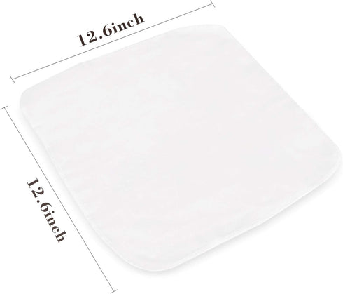 5pcs Yarn Fabric Breathable Bamboo Steamer Cloth Steamed Rice Dumplings with Non-Stick Gauze Filter Drawer Fabric Steamer...