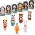6 Pcs 4 Inch Mini Reborn Baby Dolls Toy Set Realistic Baby Doll with Cute Animal Clothes Gifts for Girls Boys Birthday Christmas...