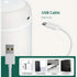 Portable Mini Humidifier, Colorful, Cool Mist, USB Powered. Perfect for Bedroom, Office & Car (300ml, Gray)...