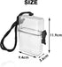 Waterproof ID Card Badge Holder Case - Floating Sports Case with Hanging Ring and Rope - Money and Key Holder - Small Waterproof Case for Swimming...