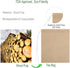 Eco-Fil Disposable Tea Filter Bags for Loose Tea, Wood Pulp Material, Biodegradable and Compostable, Unbleached Empty Tea Infuser Sachets with Dra...