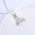 Ladytree S925 Sterling Silver Jewelry Dolphin Mermaid Tail Pendant Necklace, Box Chain,18 inches...