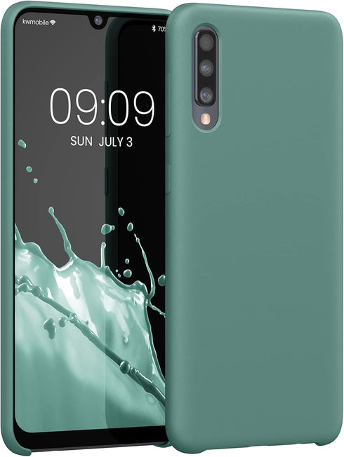 kwmobile Case Compatible with Samsung Galaxy A50 Case - TPU Silicone Phone Cover with Soft Finish - Arctic Night...