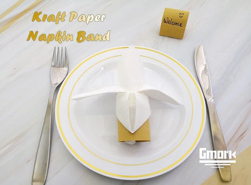 Gmark Paper Napkin Band Box of 500 (Kraft Color) GM1087A...