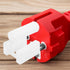 Angoily 100Pcs Plug Outlet Cover 3 Prong Proof Electrical Protect Safety Caps Plastic Socket Covers Power Plug Boots Dust Jacket Protector for Hom...