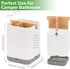 Boperzi Toothbrush and Toothpaste Holder with Bamboo Divider for Bathroom Countertop Organizer, Plastic Detachable Anti-Slip Large Electric Toothb...