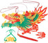 AMS 3D Chinese New Year Paper Dragon Garland Hanging Decoration New Year Party Ornaments(39 inch)...