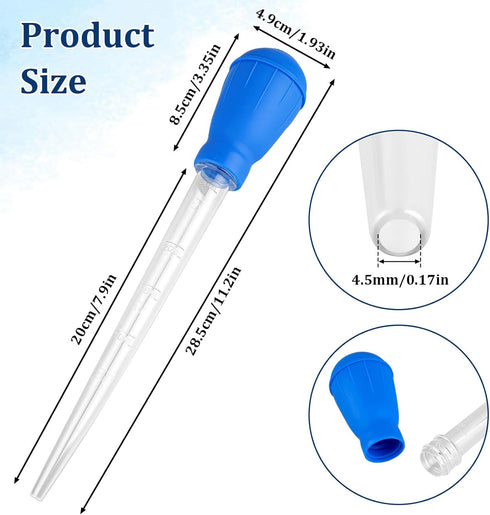 Manual Fish Tank Cleaner Water Changer Aquarium Dropper, 30ml Fish Tank Cleaning Waste Remover, Aquarium Clean Pipette Dropper, Mini Aquarium Grav...