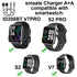 Smart Watch Cables Compatible with TOZO S3, Woneligo W13, Gydom Amzhero IDW13, MILOUZ IDW19, Fitpolo IDW15, Tensky ENOMIR ID208BT, SKG V7 V7PRO, I...