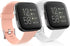 2 Pack Waterproof Bands Compatible with Fitbit Versa 2 Bands for Women Men, Classic Soft Sports Replacement Wristbands for Fitbit Versa 2/Versa Li...